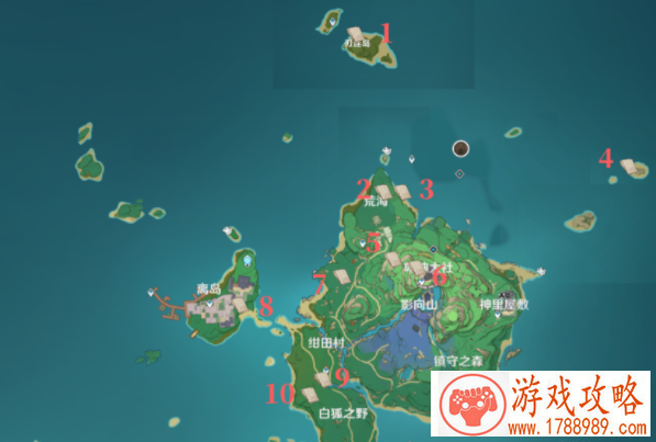 原神鹮巷物语全收集